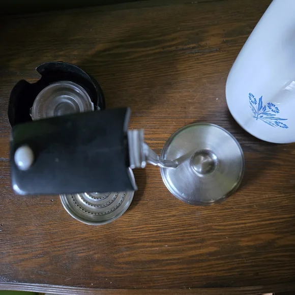 Vintage Corningware 10 Cup Blue Cornflower Percolater Coffee Pot Carafe - Picture 15 of 16